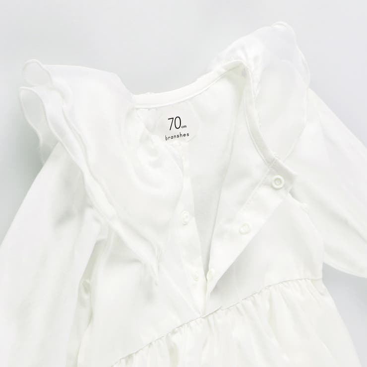 【おそろい】シフォン襟カバーオール | ブランシェス | 詳細画像3 