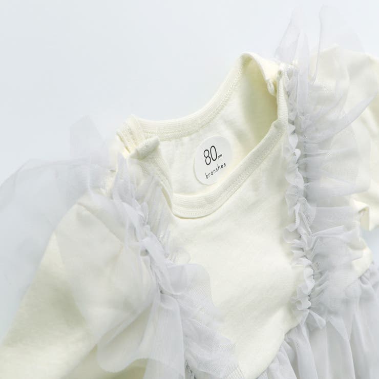 【おそろい】チュールレイヤード風カバーオール | ブランシェス | 詳細画像3 