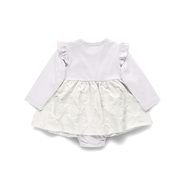 【おそろい】リボン柄ドッキングカバーオール | ブランシェス | 詳細画像11 