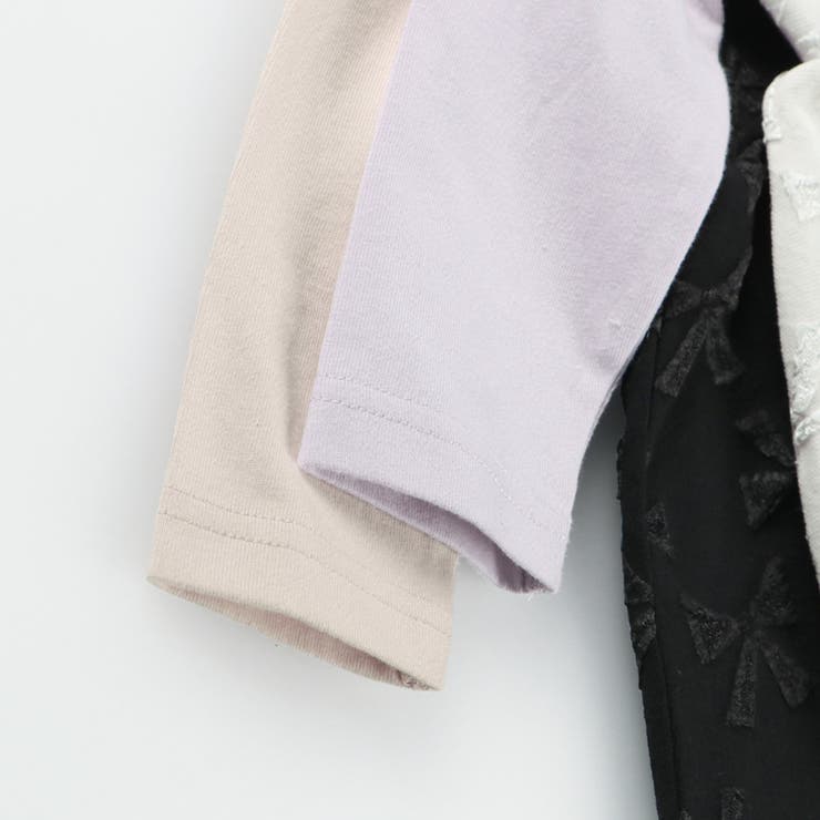 【おそろい】リボン柄ドッキングカバーオール | ブランシェス | 詳細画像6 