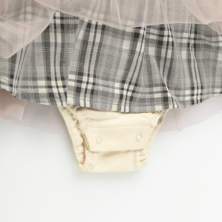 【おそろい】チェック柄ジャンパースカート風カバーオール | ブランシェス | 詳細画像11 