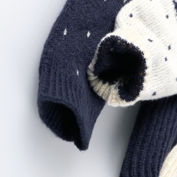 【マシンウォッシャブル】ノルディック風ハート柄カバーオール | ブランシェス | 詳細画像6 