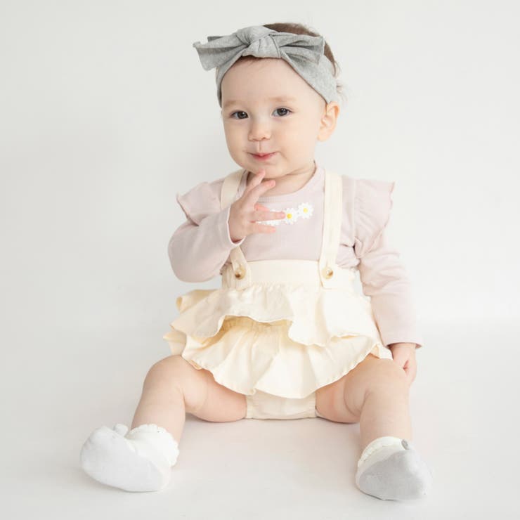 アイボリー | サス付ジャンパー スカート ベビー | ブランシェス