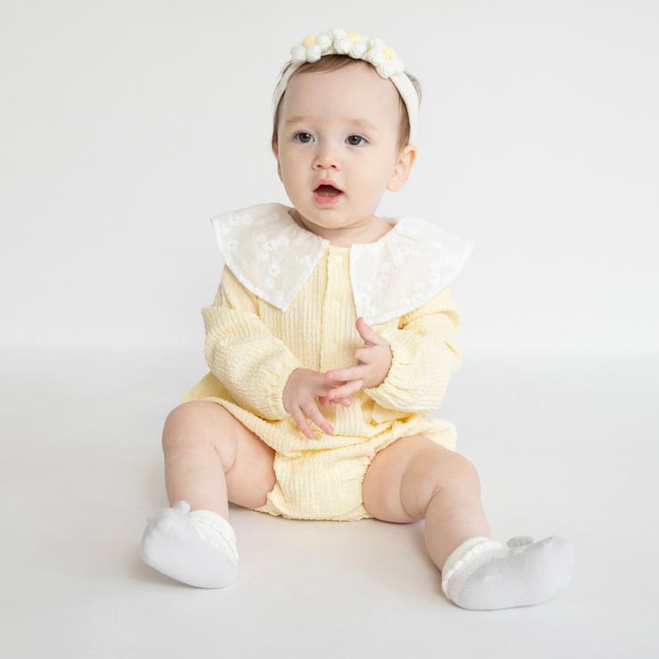 襟付きカバーオール ベビー ロンパース | ブランシェス | 詳細画像1 