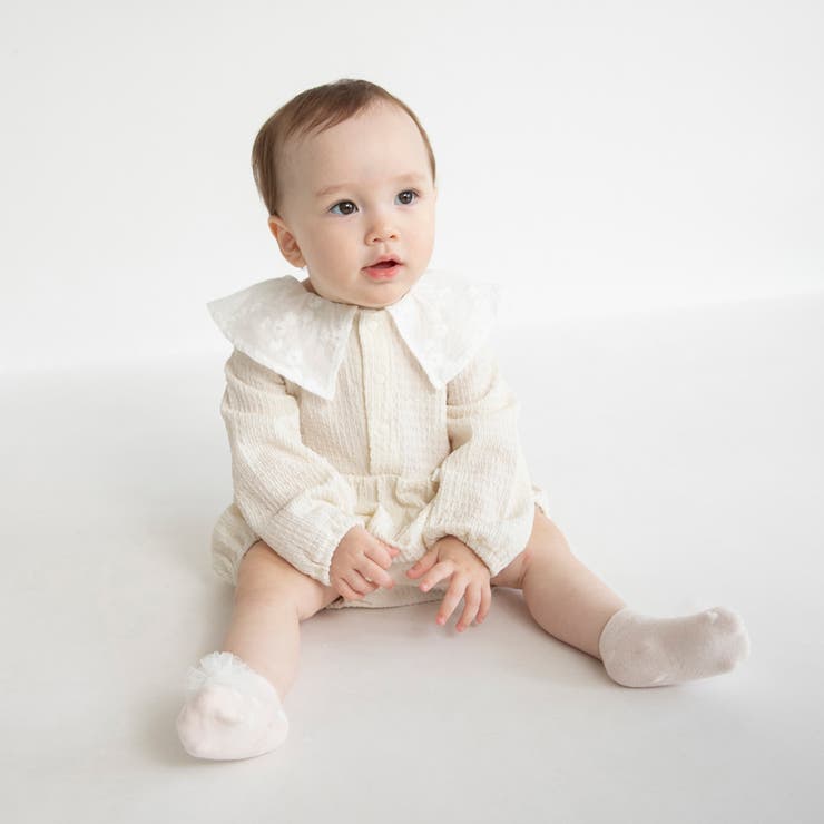 襟付きカバーオール ベビー ロンパース | ブランシェス | 詳細画像3 
