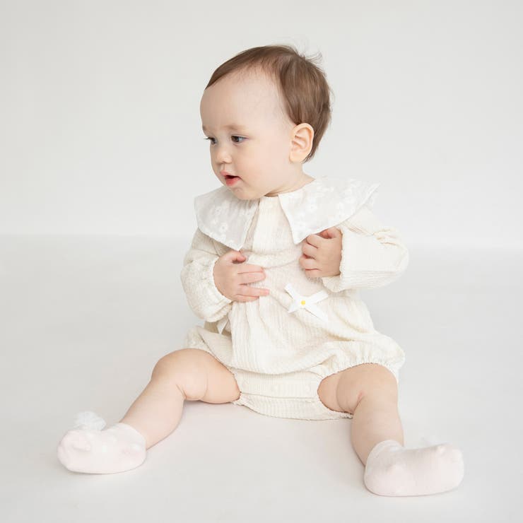 襟付きカバーオール ベビー ロンパース | ブランシェス | 詳細画像4 