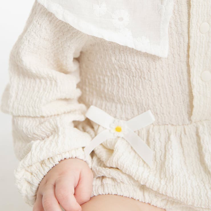 襟付きカバーオール ベビー ロンパース | ブランシェス | 詳細画像6 