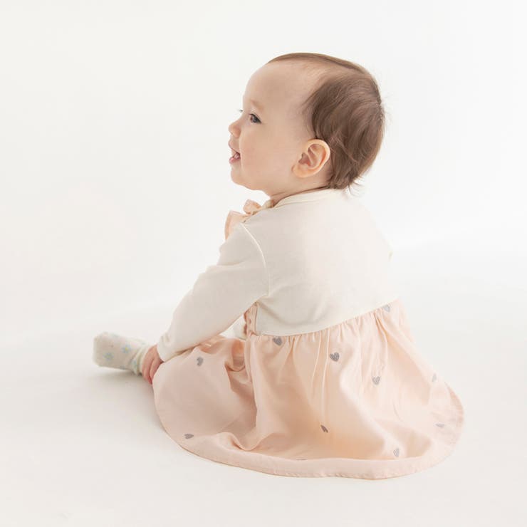 ハート柄刺しゅうカバーオール | ブランシェス | 詳細画像6 