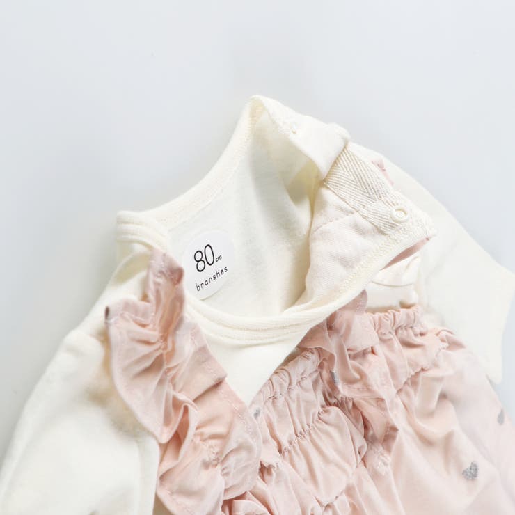 ハート柄刺しゅうカバーオール | ブランシェス | 詳細画像9 