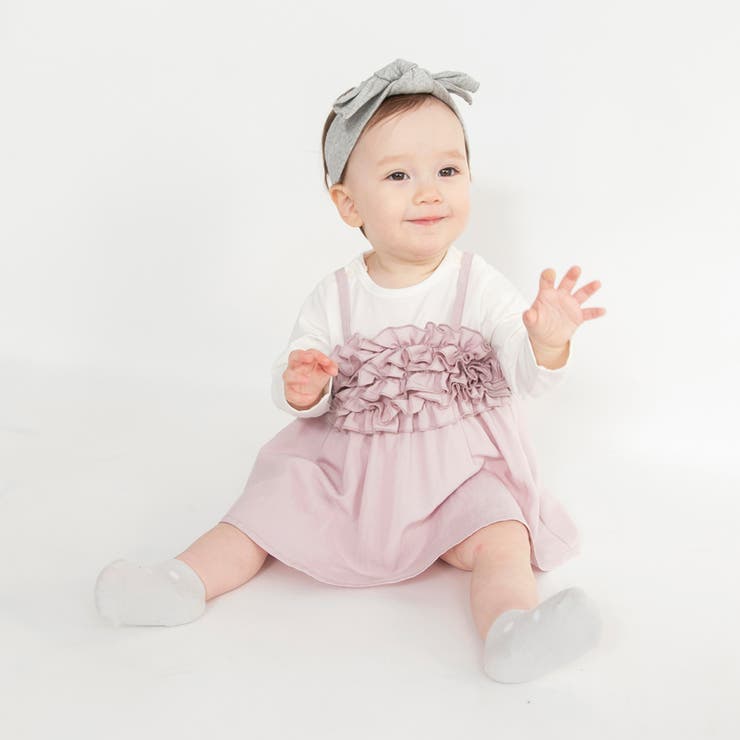 【おそろい】胸フリルカバーオール | ブランシェス | 詳細画像10 