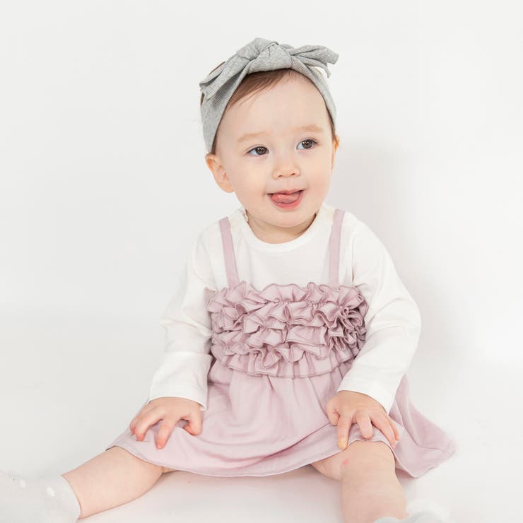 【おそろい】胸フリルカバーオール | ブランシェス | 詳細画像11 