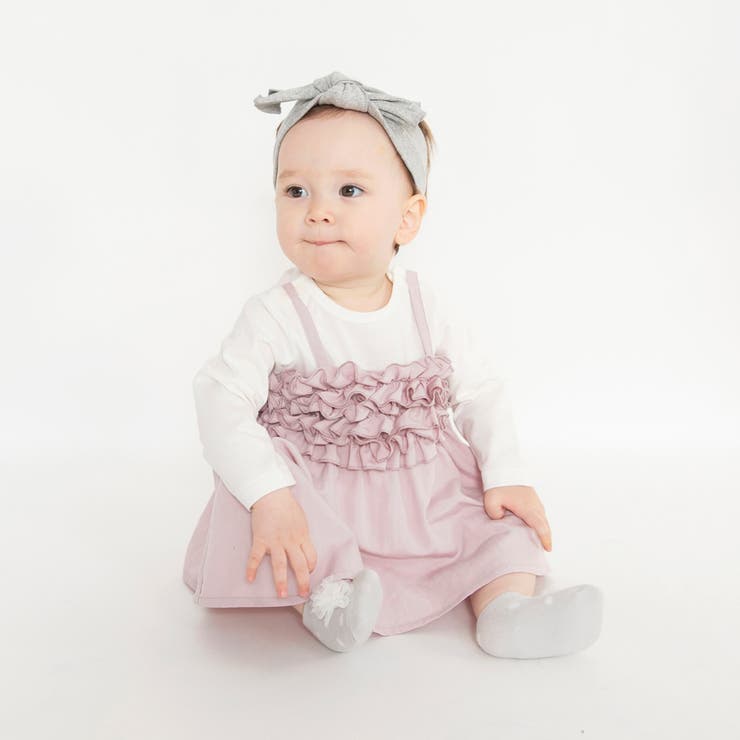 【おそろい】胸フリルカバーオール | ブランシェス | 詳細画像9 