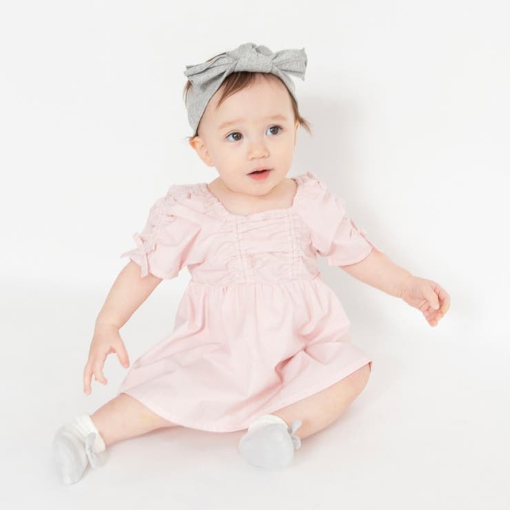 【おそろい】シャーリングリボンカバーオール | ブランシェス | 詳細画像10 