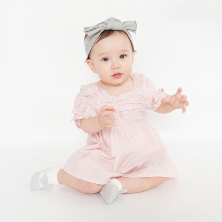 【おそろい】シャーリングリボンカバーオール | ブランシェス | 詳細画像9 