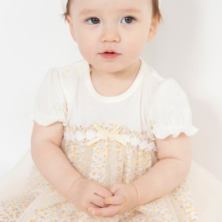 チュールドッキングカバーオール | ブランシェス | 詳細画像6 