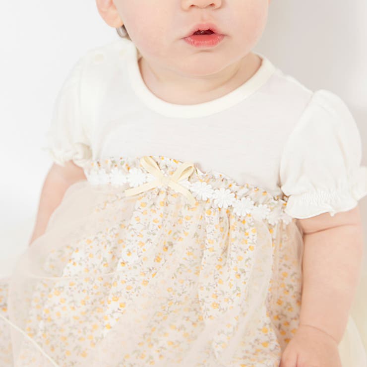 チュールドッキングカバーオール | ブランシェス | 詳細画像7 