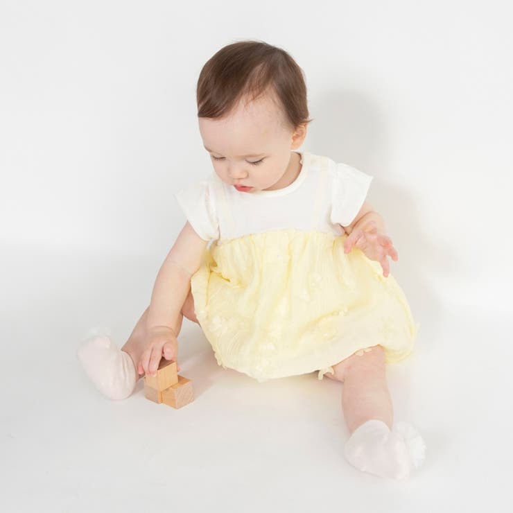 お花付きバルーンカバーオール | ブランシェス | 詳細画像4 