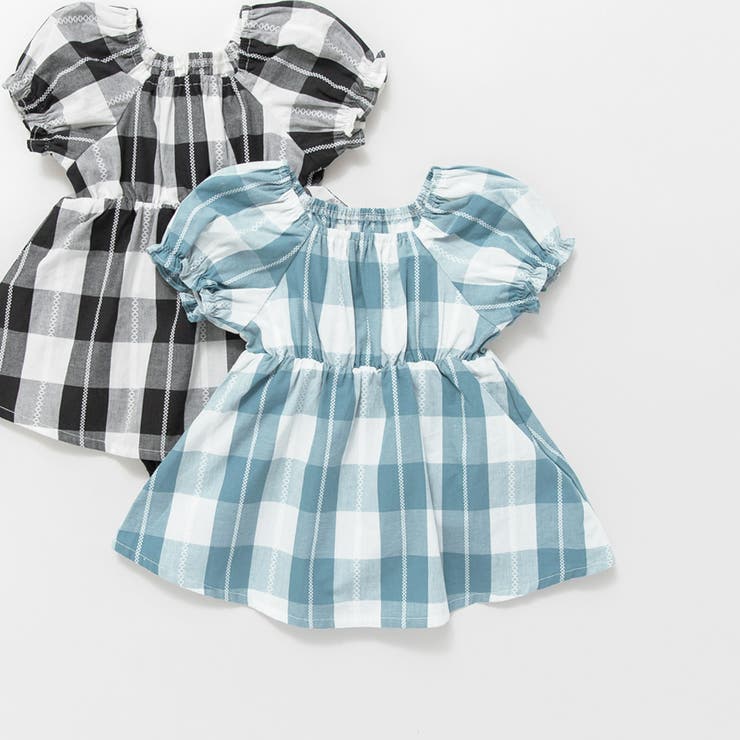 【おそろい】ブロックチェックカバーオール | ブランシェス | 詳細画像2 