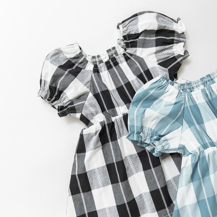 【おそろい】ブロックチェックカバーオール | ブランシェス | 詳細画像9 