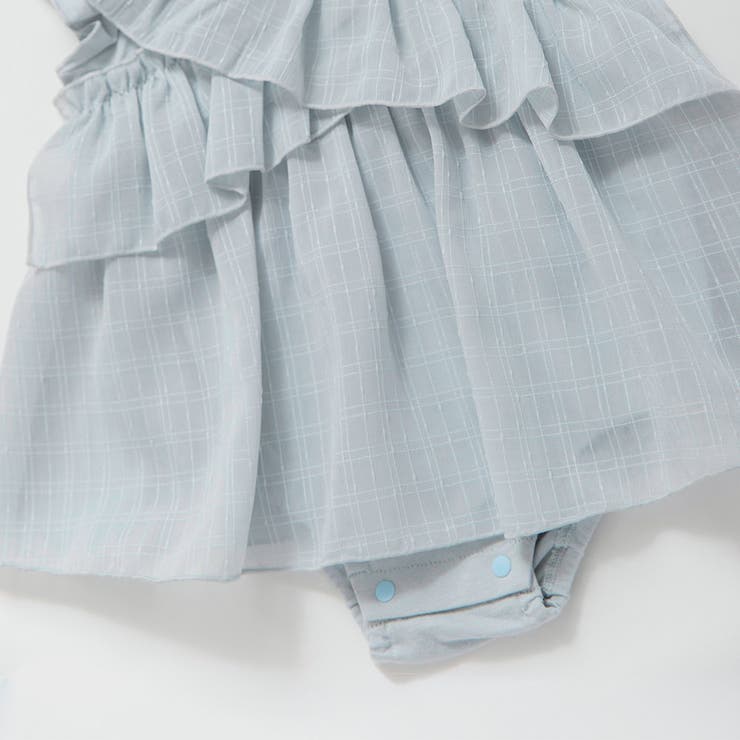 【おそろい】フリルクロスカバーオール | ブランシェス | 詳細画像4 