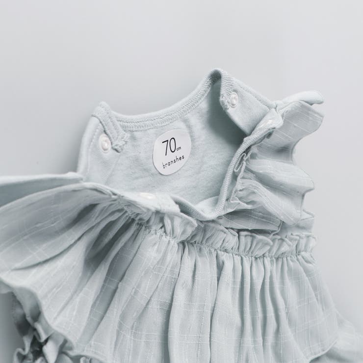 【おそろい】フリルクロスカバーオール | ブランシェス | 詳細画像6 