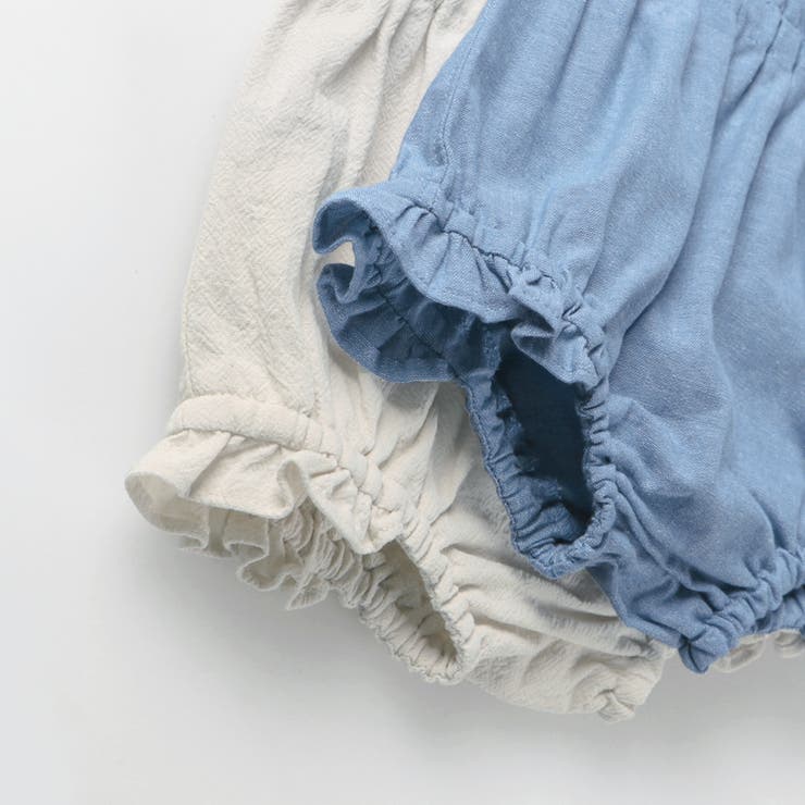 【おそろい】花刺しゅうトップス＆ブルマ セット ベビー | ブランシェス | 詳細画像7 