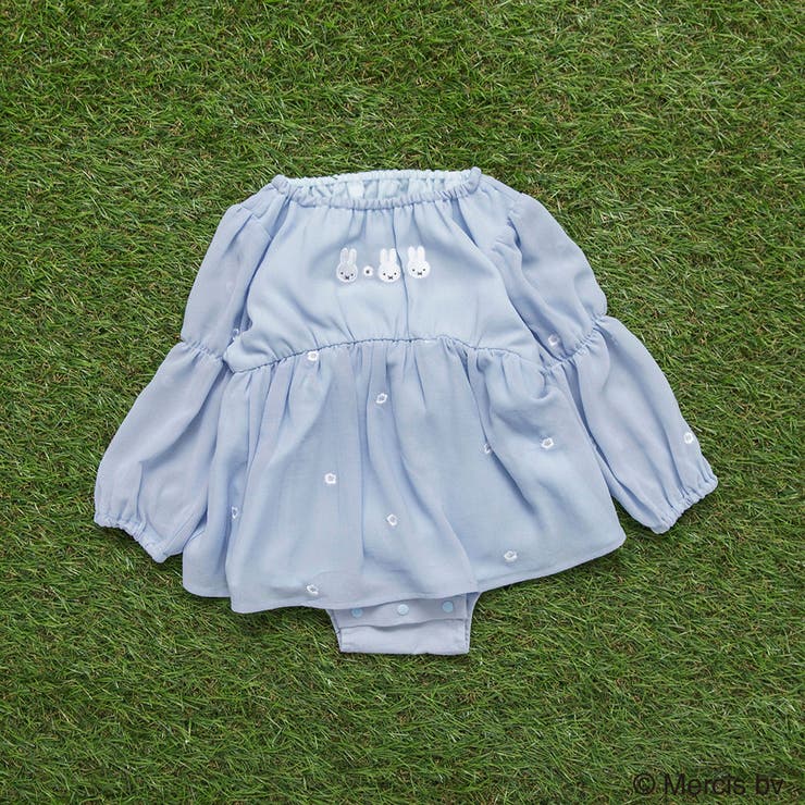 【miffy/ミッフィー】総柄刺しゅうカバーオール | ブランシェス | 詳細画像2 