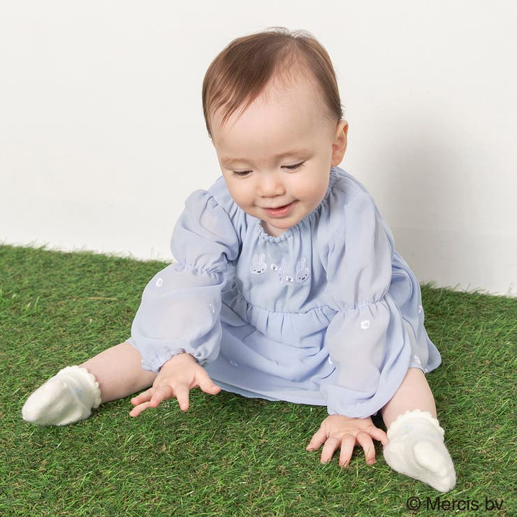 【miffy/ミッフィー】総柄刺しゅうカバーオール | ブランシェス | 詳細画像3 