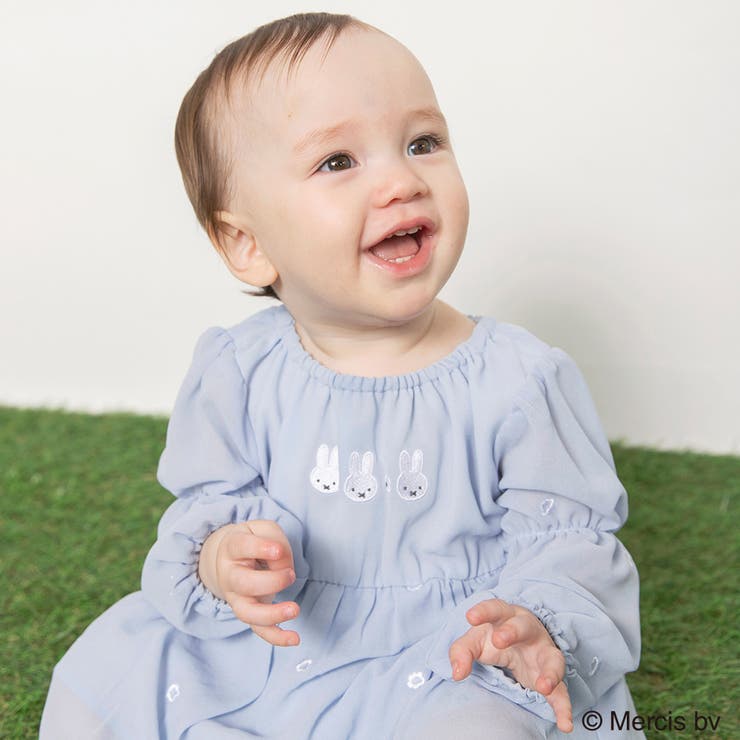 【miffy/ミッフィー】総柄刺しゅうカバーオール | ブランシェス | 詳細画像4 