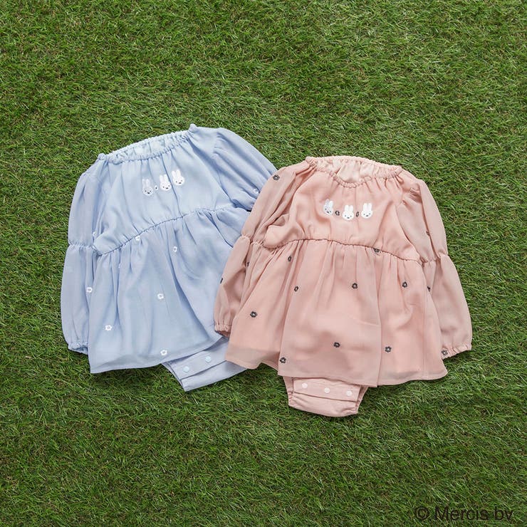 【miffy/ミッフィー】総柄刺しゅうカバーオール | ブランシェス | 詳細画像8 