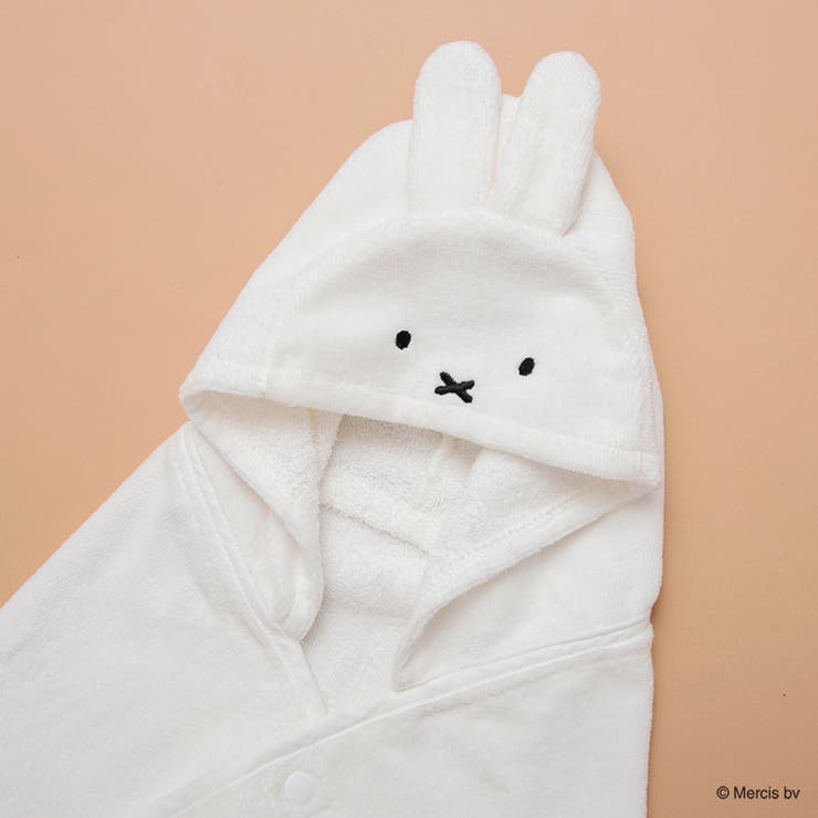 【ベビー/ミッフィー/ボリス】フード付きバスローブ | ブランシェス | 詳細画像6 