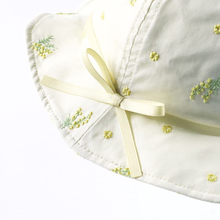 【ベビー】総柄刺しゅうハット | ブランシェス | 詳細画像5 