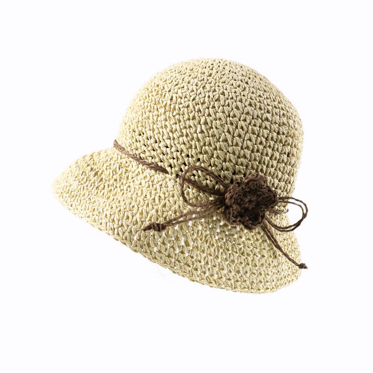 【ベビー】花モチーフ付ペーパーハット | ブランシェス | 詳細画像2 