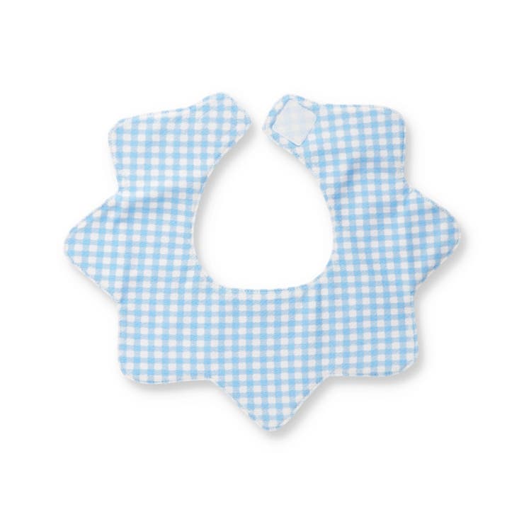 【ベビー/リバーシブル】ギザギザギンガムチェックスタイ | ブランシェス | 詳細画像1 