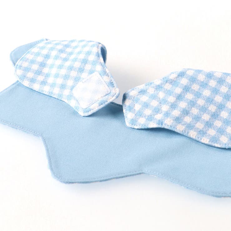 【ベビー/リバーシブル】ギザギザギンガムチェックスタイ | ブランシェス | 詳細画像4 