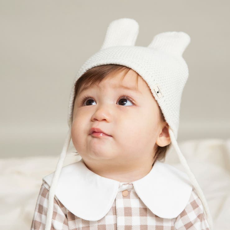 うさぎ耳ベビー ニット帽/ニットキャップ/うさみみ | ブランシェス | 詳細画像3 