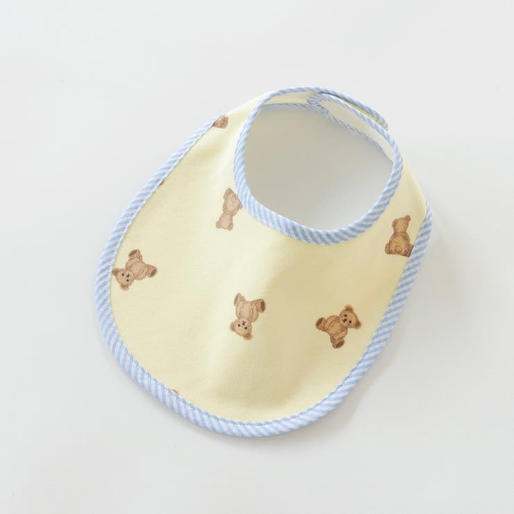 くま総柄スタイ | ブランシェス | 詳細画像1 