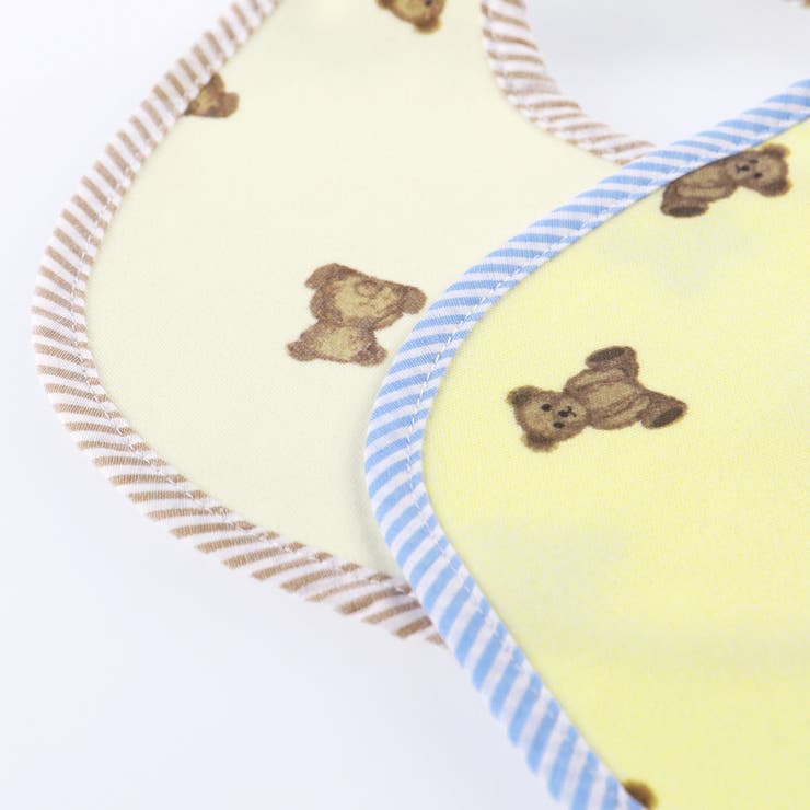 くま総柄スタイ | ブランシェス | 詳細画像5 