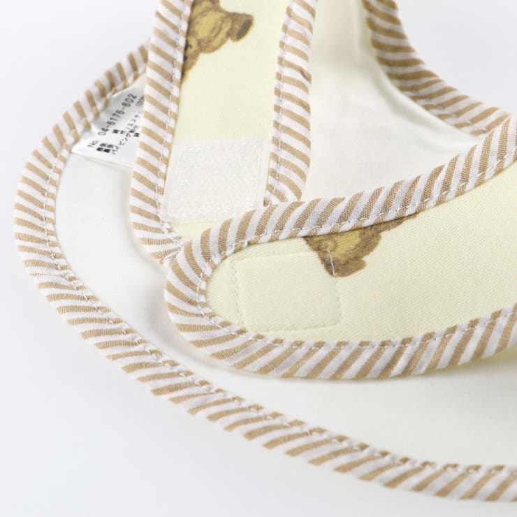 くま総柄スタイ | ブランシェス | 詳細画像6 