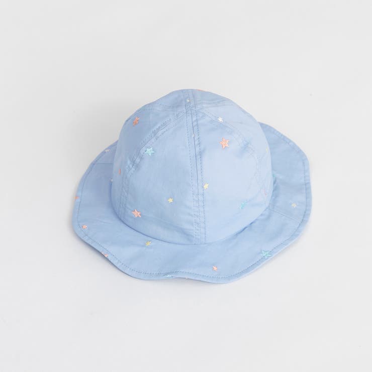 サックス | 【ベビー】総柄刺しゅうハット | ブランシェス