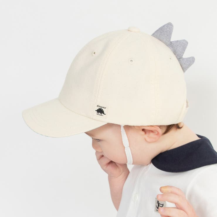 アイボリー | 【ベビー】恐竜キャップ | ブランシェス