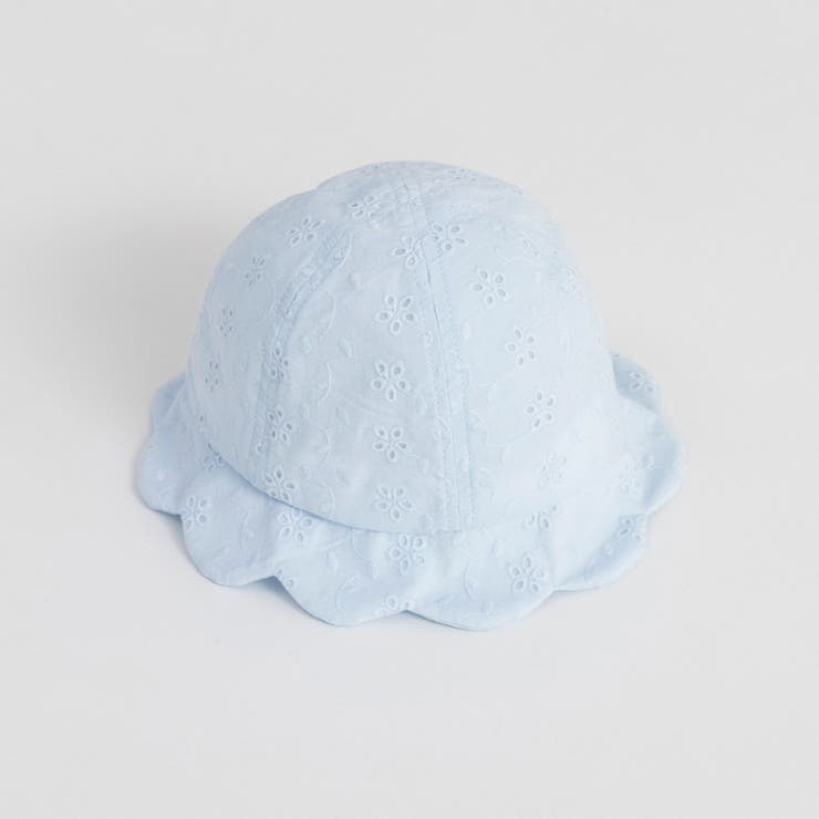 サックス | 【ベビー】カットワークレースハット | ブランシェス