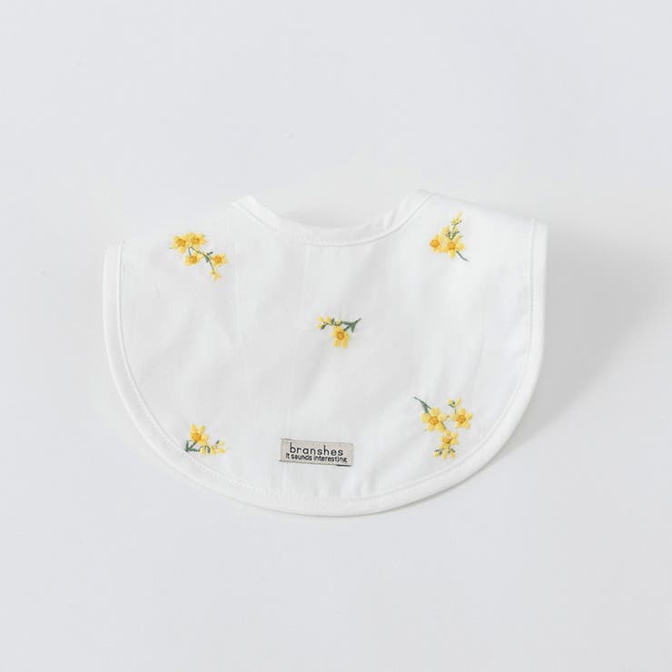 【おそろい】花刺しゅうスタイ/ベビー/ベビー小物/小花柄/ペア/リンクコーデ	 | ブランシェス | 詳細画像2 