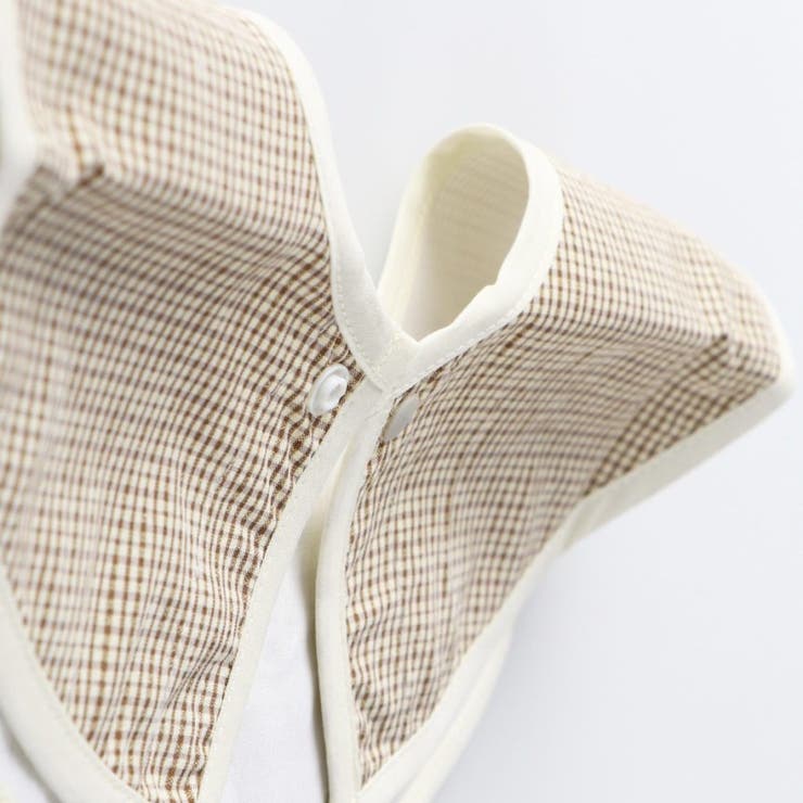 【ベビー】チェック柄まあるいスタイ | ブランシェス | 詳細画像10 