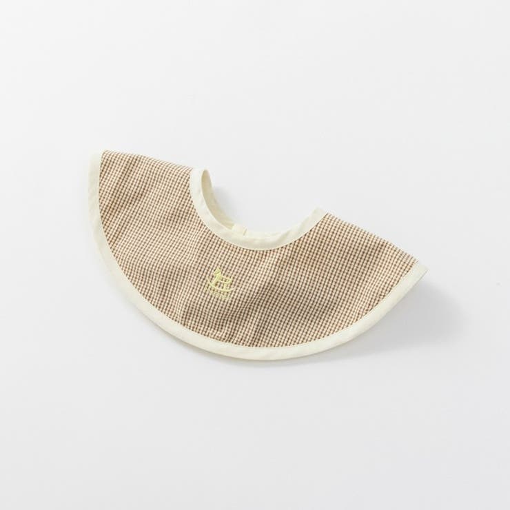 【ベビー】チェック柄まあるいスタイ | ブランシェス | 詳細画像8 