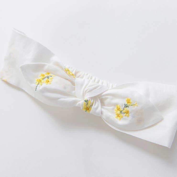 【おそろい】花刺しゅうヘアバンド ベビー ベビー小物 | ブランシェス | 詳細画像3 