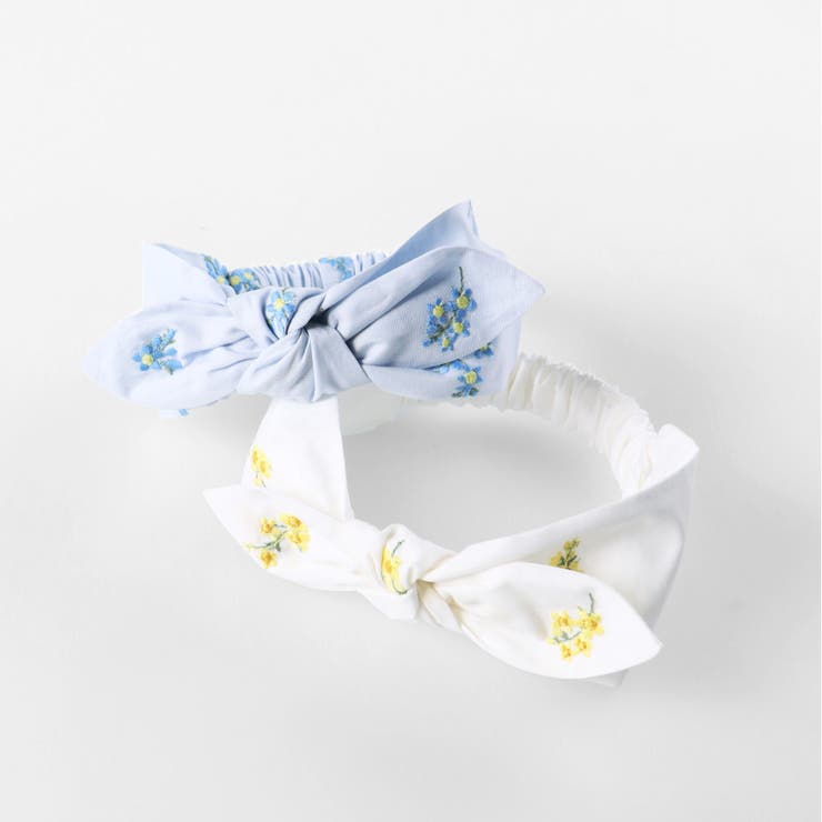 【おそろい】花刺しゅうヘアバンド ベビー ベビー小物 | ブランシェス | 詳細画像6 