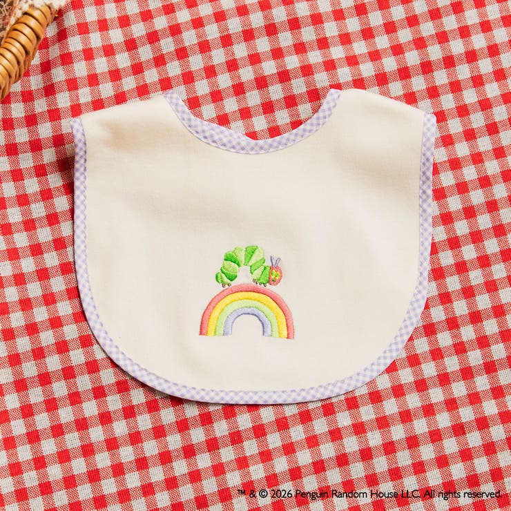 【絵本コラボ/はらぺこあおむし】虹のワンポイント刺繍スタイ | ブランシェス | 詳細画像2 