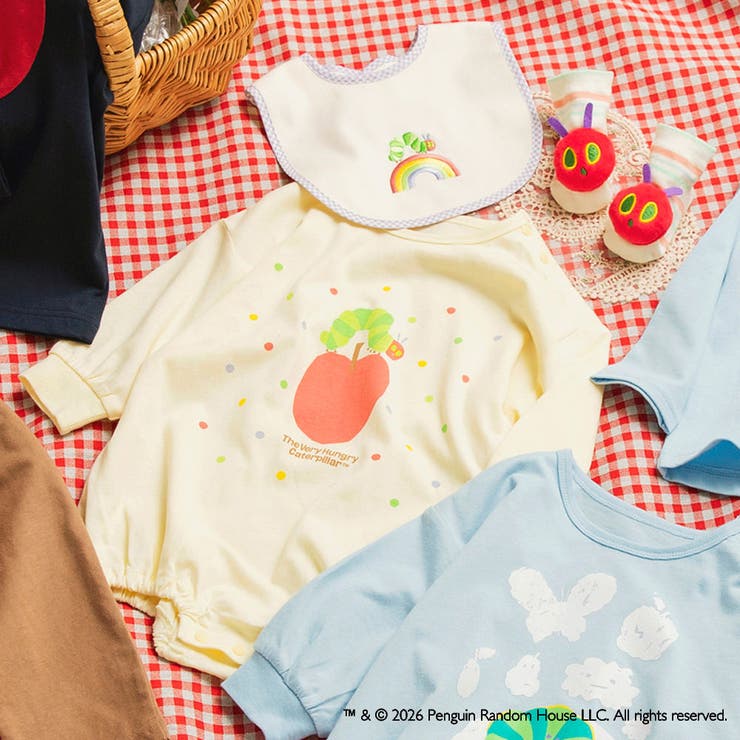 【絵本コラボ/はらぺこあおむし】虹のワンポイント刺繍スタイ | ブランシェス | 詳細画像5 