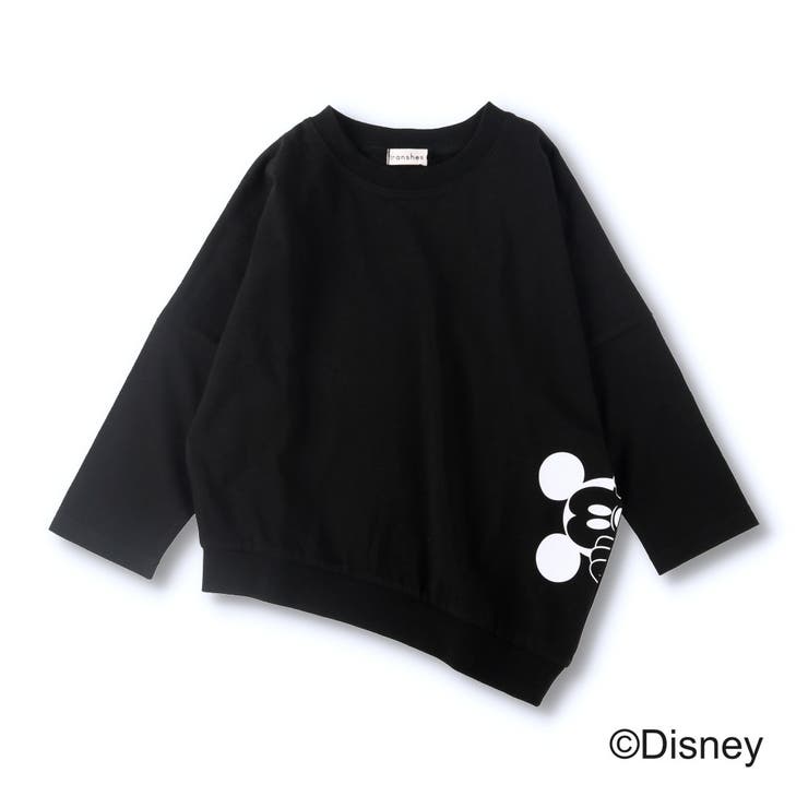 ミッキーマウス アシンメトリー長袖tシャツ 品番 Brsk Branshes ブランシェス のキッズ ファッション通販 Shoplist ショップリスト